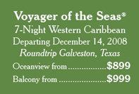 Voyager December 14, 2008 Starting at $899