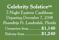 Solstice December 7, 2008 Starting at $1,149